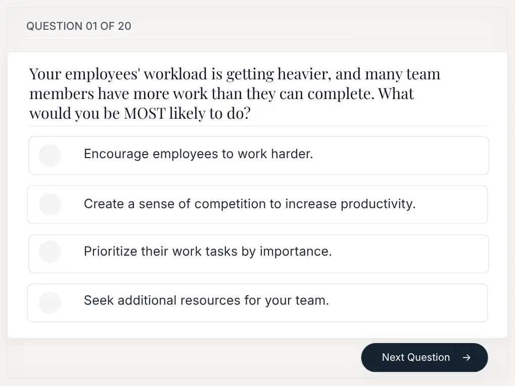 Management Aptitude Test Sample Question Sample question from Management Aptitude Test