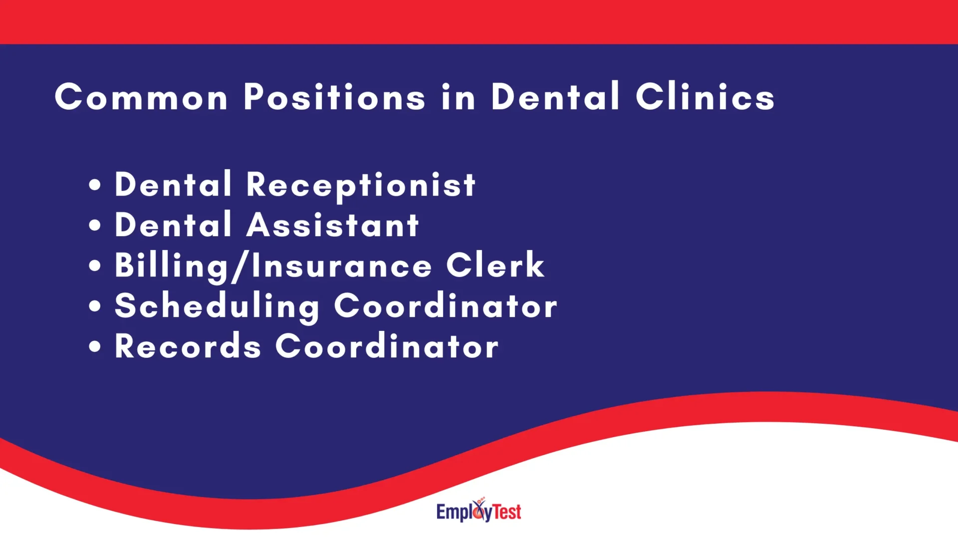 Common Job Positions For Dental Clinics