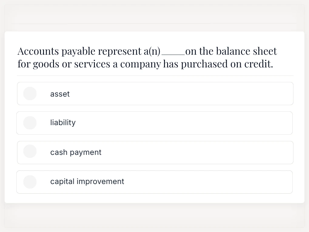 Accounts Payable Test For Applicants Sample Question | EmployTest Accounts Payable Test For Applicants Sample Question