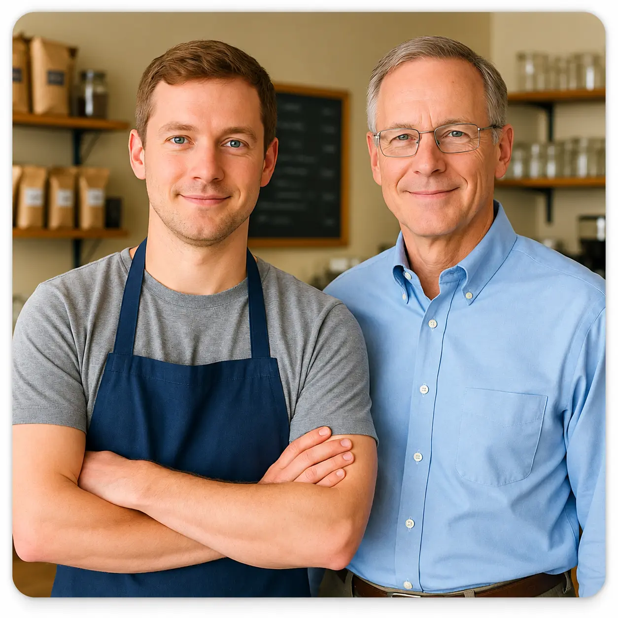 Small Business Owner And His Employee | EmployTest Small Business Owner And His Employee