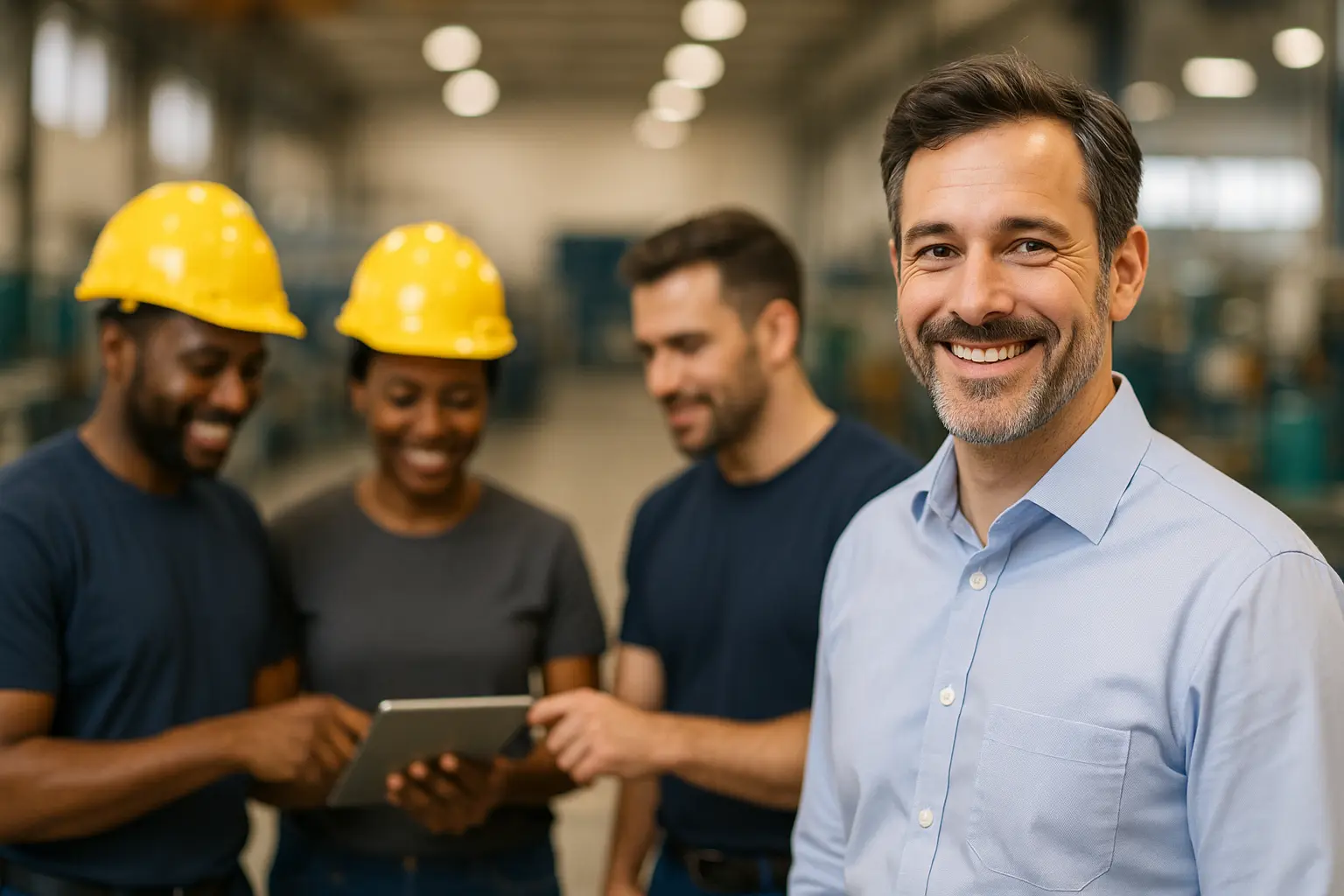 Operations Manager Working In A Manufacturing Company