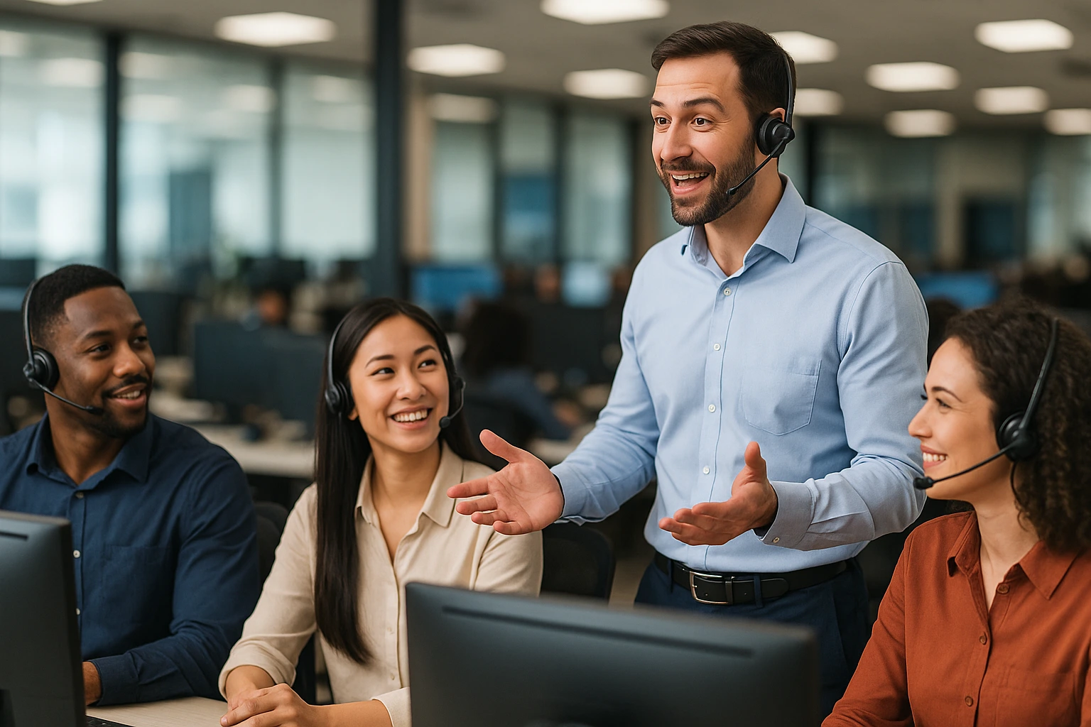 Team Leader In A Call Center Company Team Leader In A Call Center Company