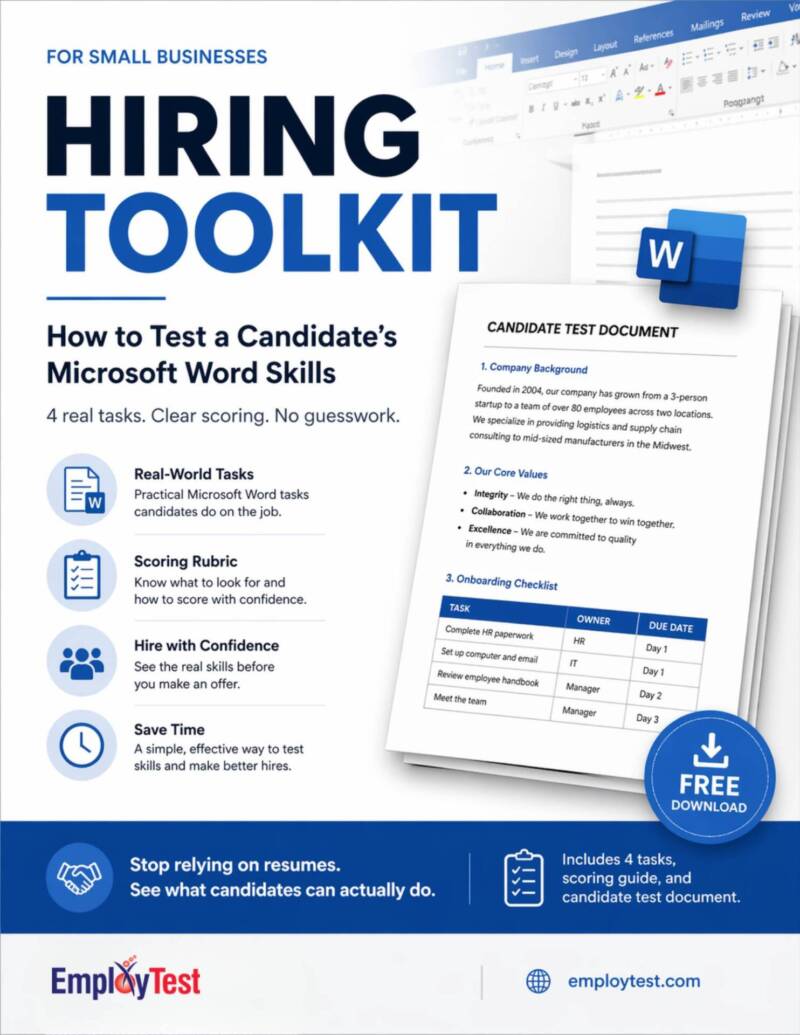 Ms Word Hiring Toolkit Cover MS Word Hiring Toolkit Cover